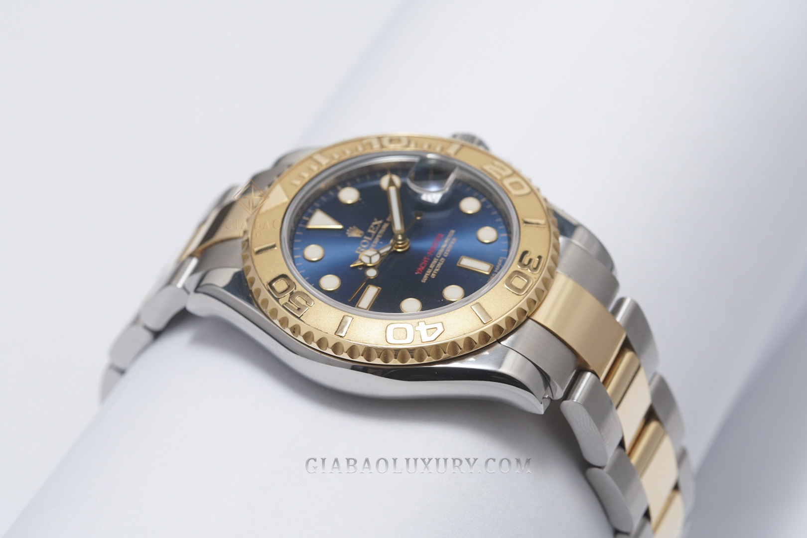 Đồng Hồ Rolex Yacht-Master 168623 Mặt Số Xanh