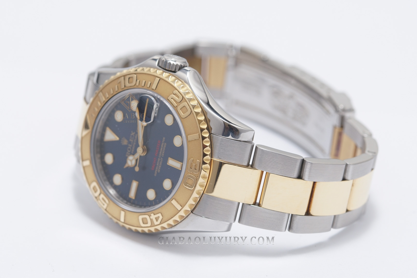 Đồng Hồ Rolex Yacht-Master 168623 Mặt Số Xanh