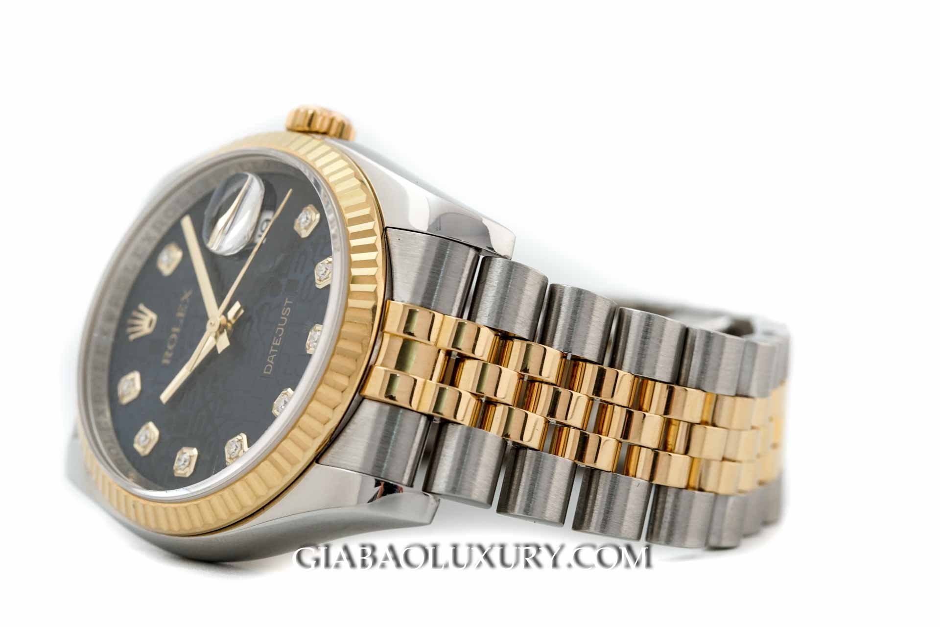 Đồng Hồ Rolex Datejust 36 116233 Mặt Số Vi Tính Xanh