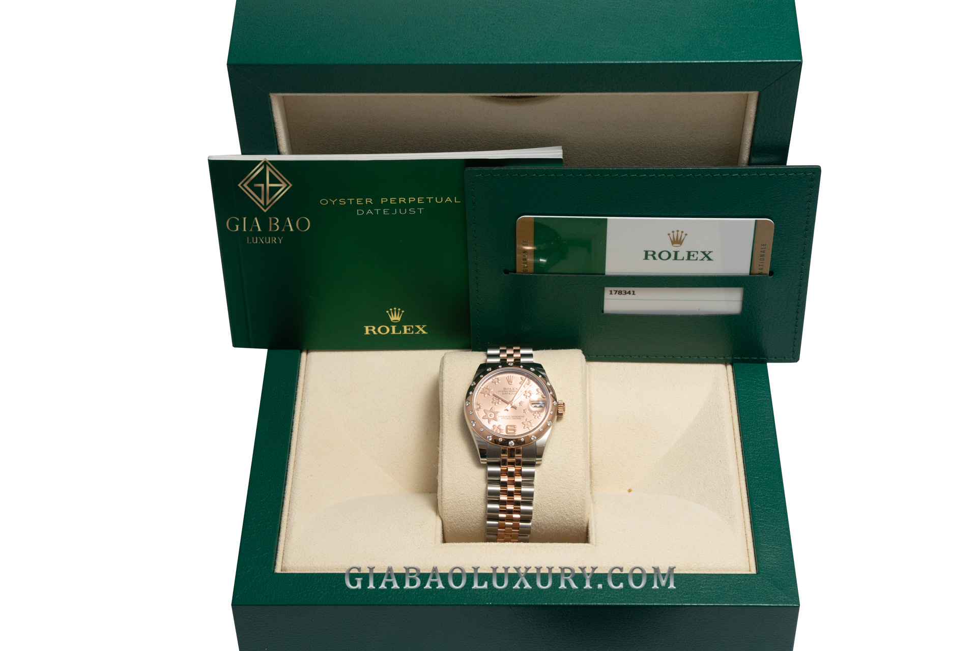 Đồng Hồ Rolex  Lady Datejust 31 178341 Mặt Số Hồng