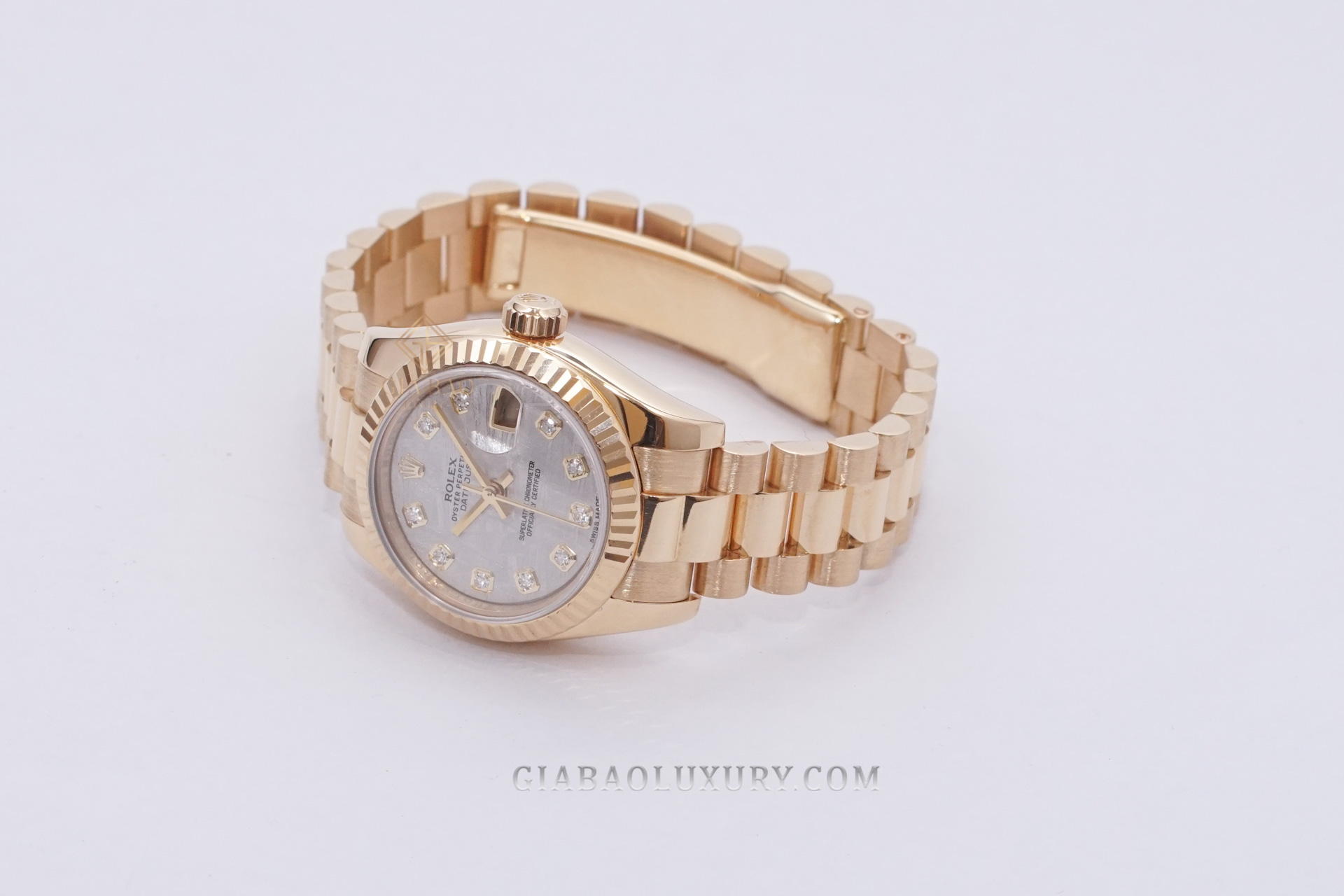 Đồng Hồ Rolex Lady Datejust 179178 Mặt Số Thiên Thạch