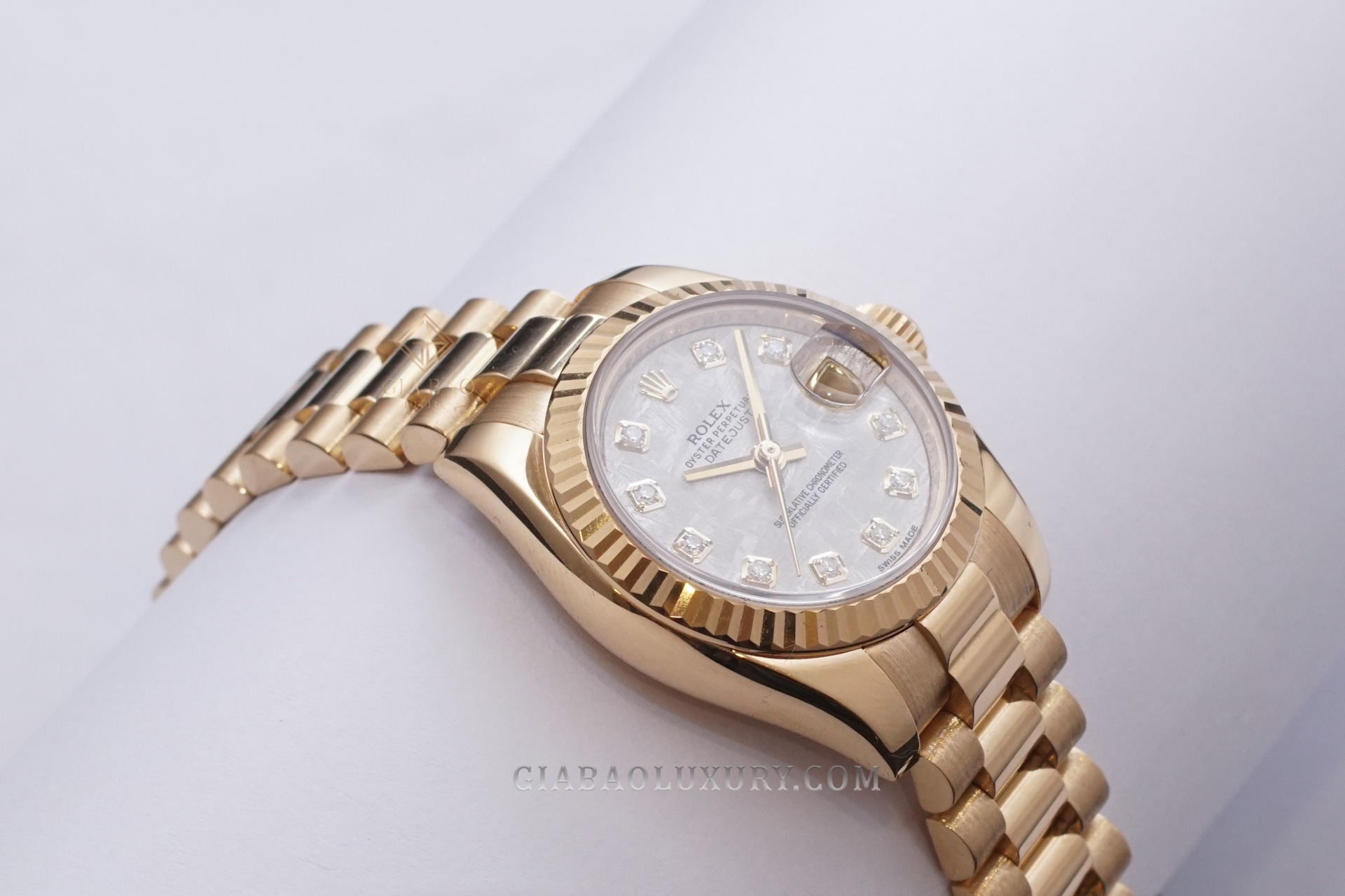 Đồng Hồ Rolex Lady Datejust 179178 Mặt Số Thiên Thạch