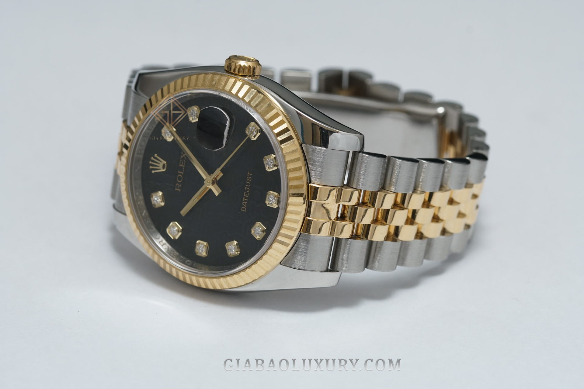 Đồng Hồ Rolex Datejust 36 116233 Mặt Số Vi Tính Đen