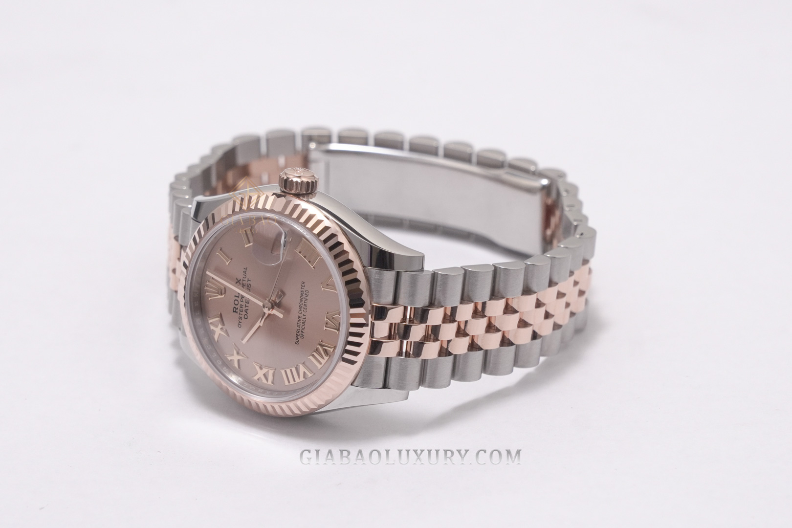 Đồng Hồ Rolex Datejust 31 278271 Mặt Số Hồng Cọc Số La Mã (Like New)