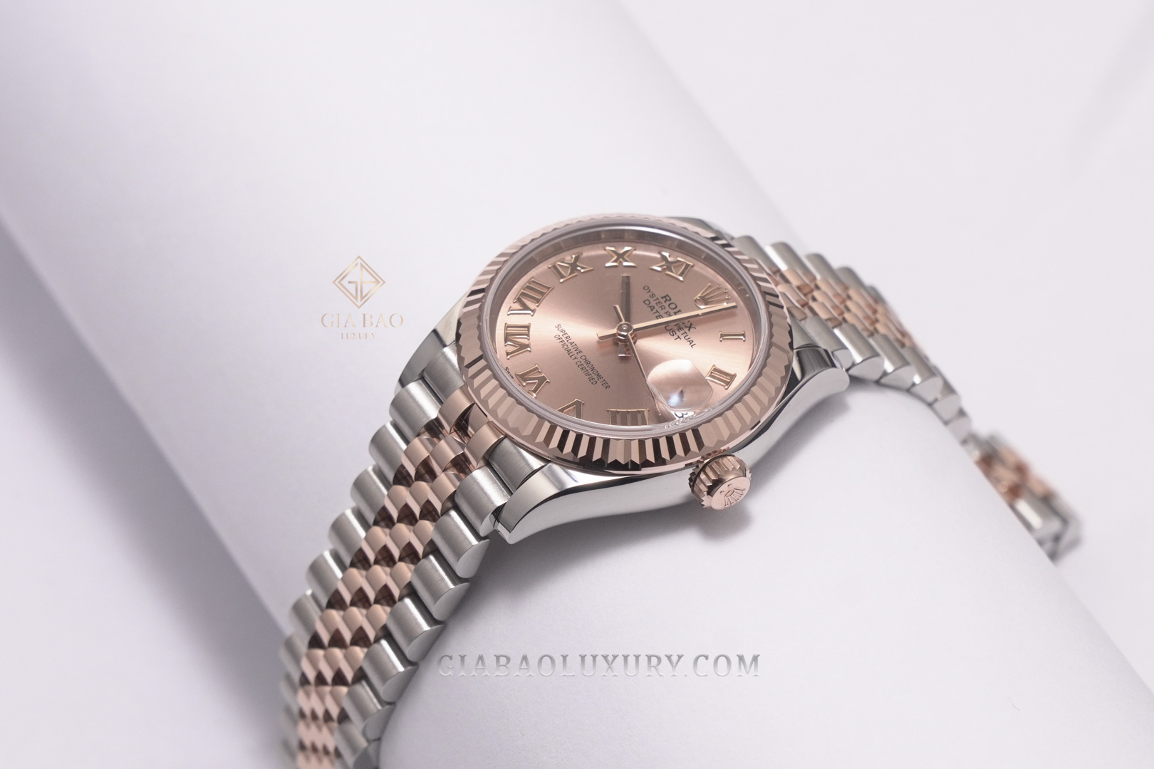 Đồng Hồ Rolex Datejust 31 278271 Mặt Số Hồng Cọc Số La Mã (Like New)