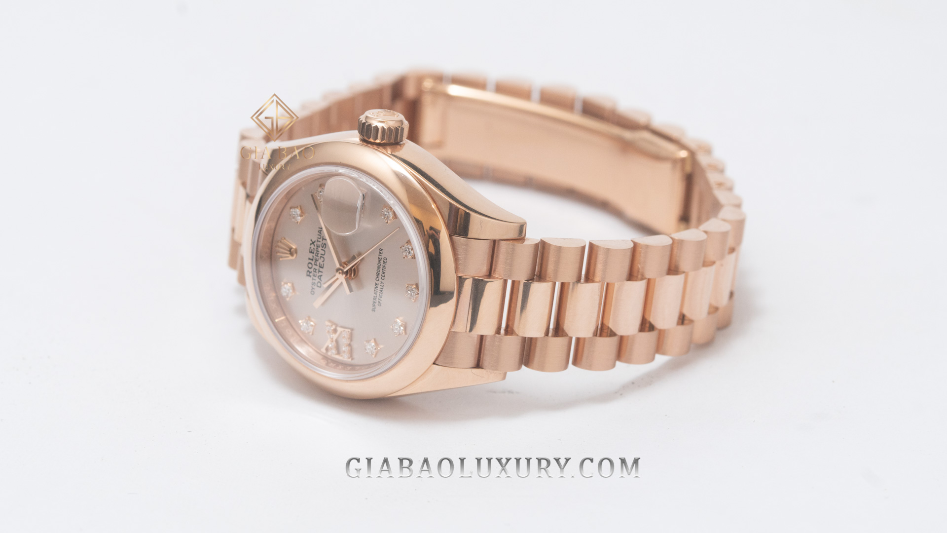 Đồng hồ Rolex Lady Datejust 279165 Mặt Số Sundust Cọc Số Sao