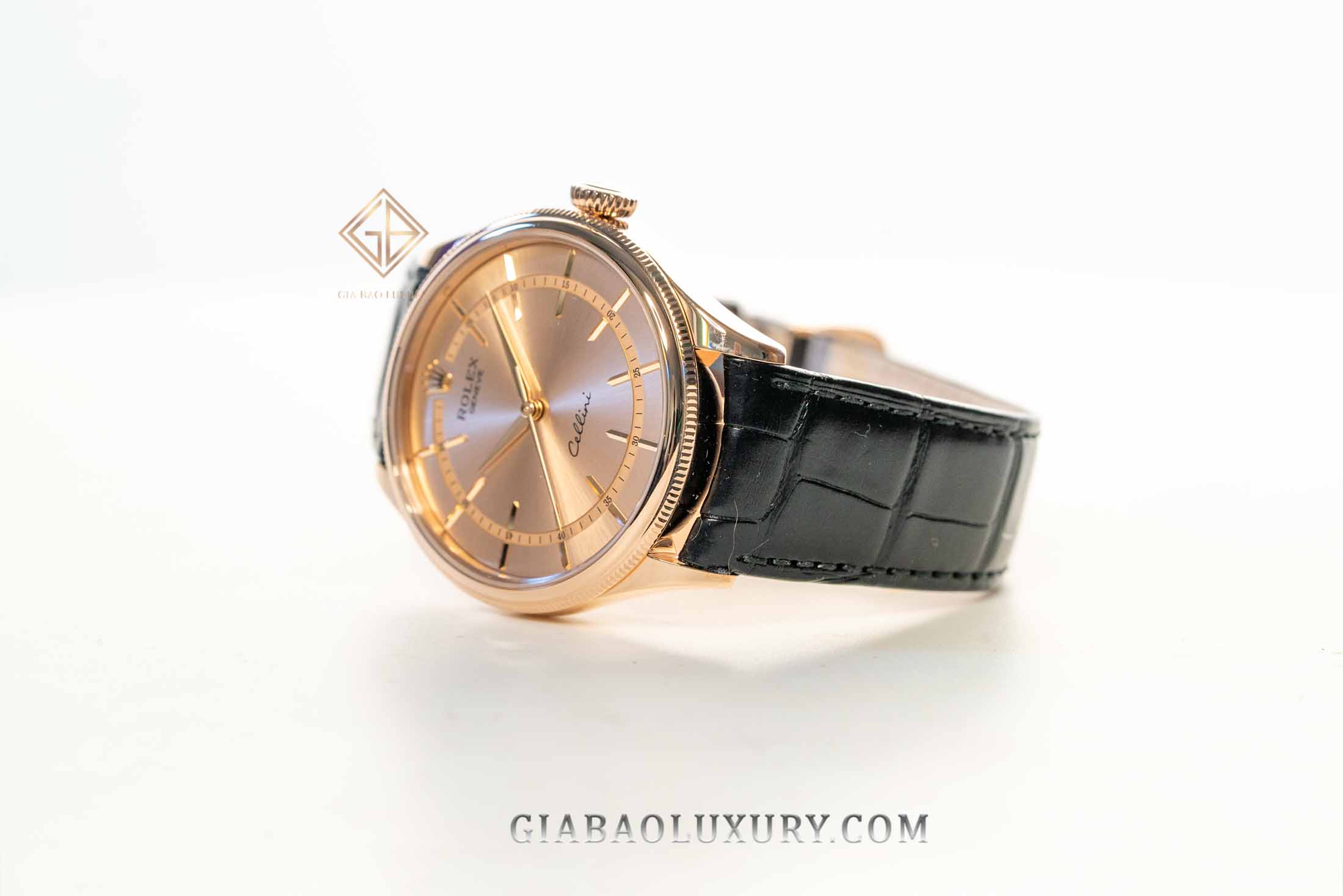Đồng Hồ Rolex Cellini Time 50505 Mặt Số Hồng