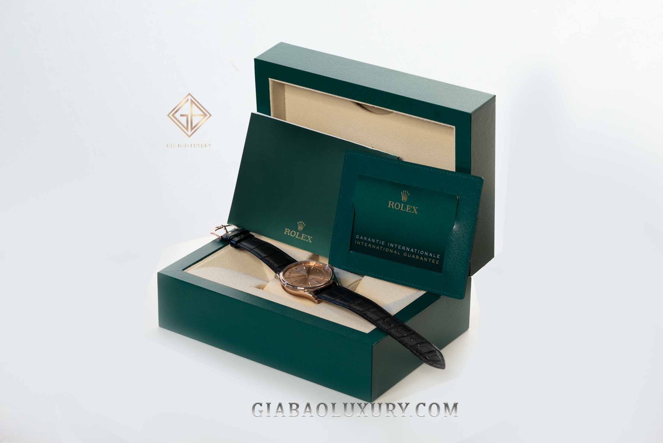 Đồng Hồ Rolex Cellini Time 50505 Mặt Số Hồng