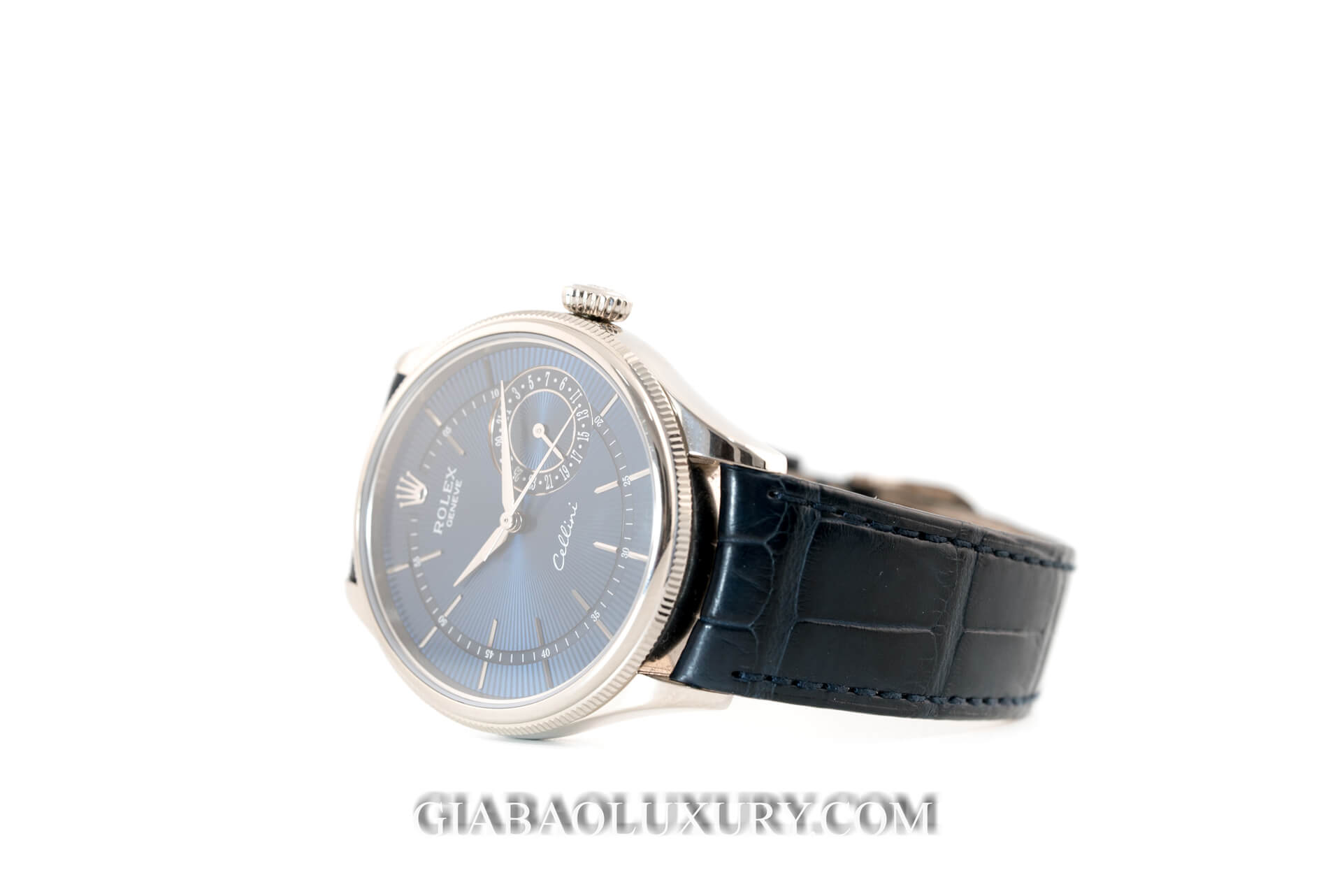 Đồng Hồ Rolex Cellini Date 50519 Mặt Số Xanh