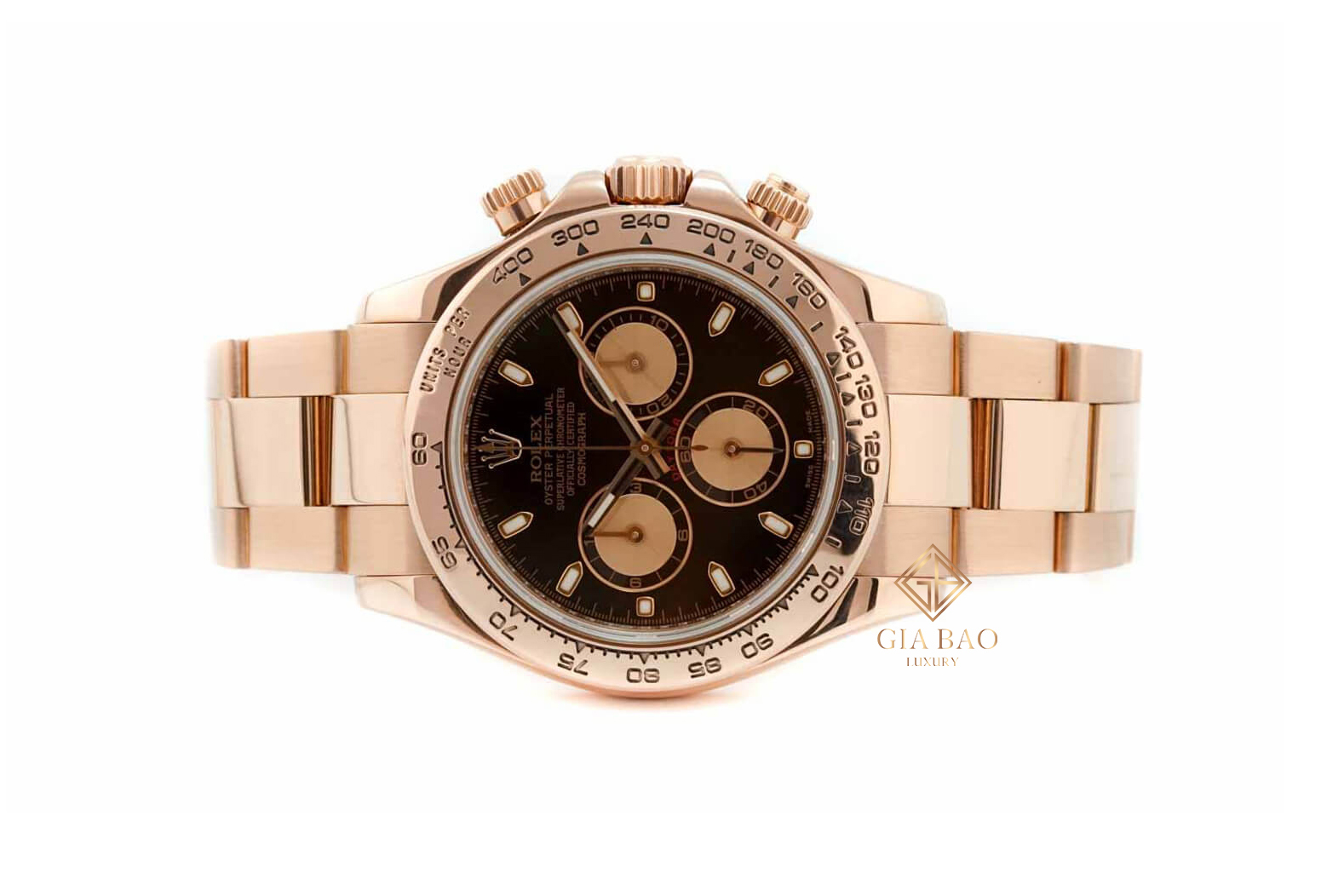 Đồng Hồ Rolex Cosmograph Daytona 116505 Mặt Số Đen Hồng