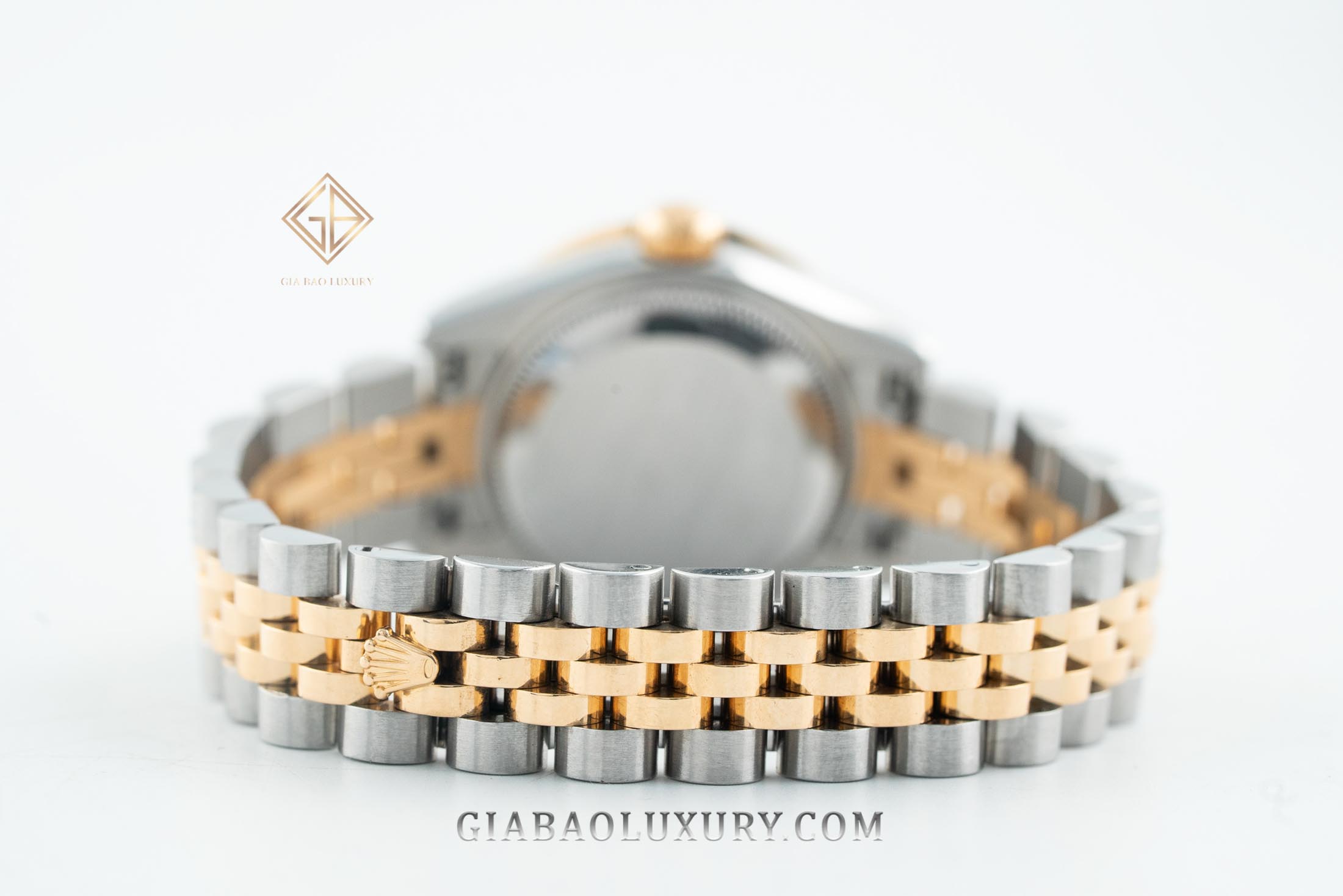 Đồng Hồ Rolex Lady-Datejust 26 179173 Mặt Số Họa Tiết Hoa Vàng Nạm Kim Cương