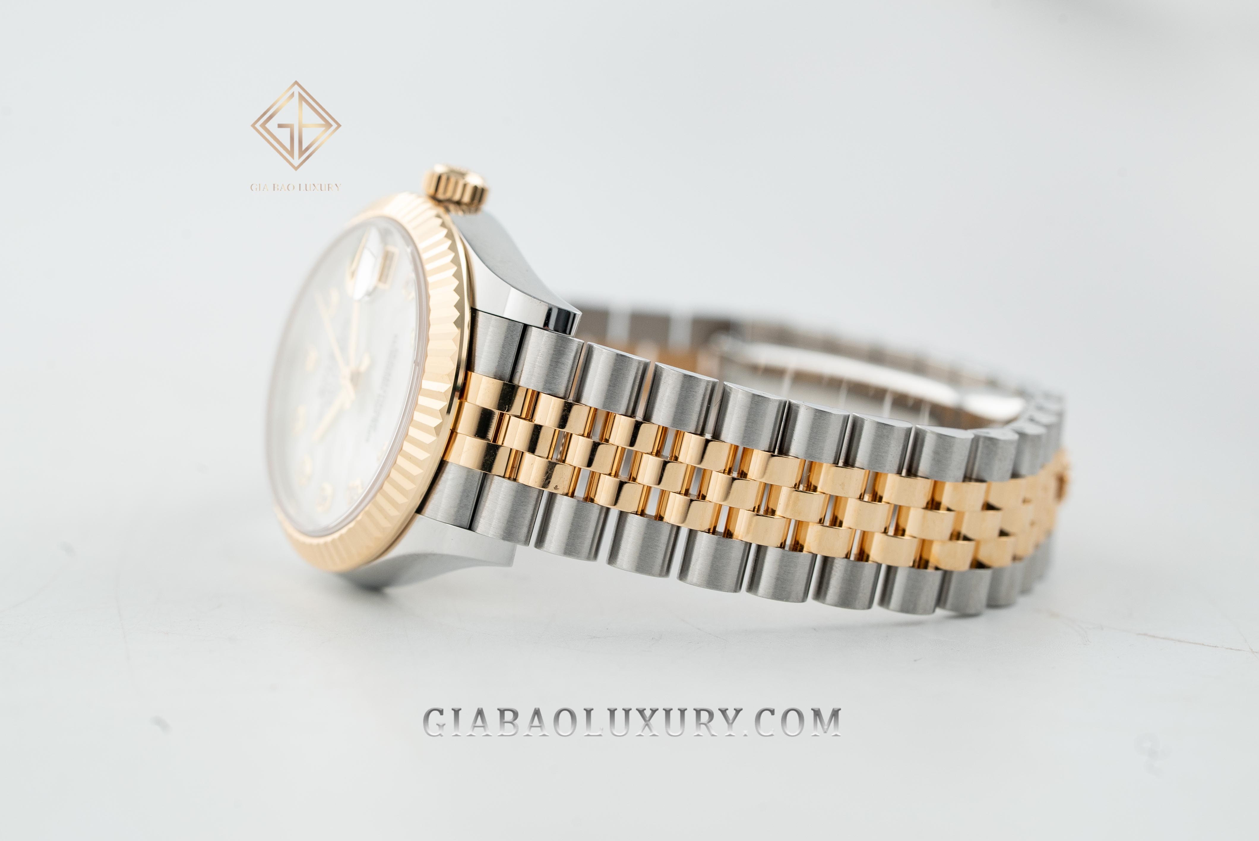 Đồng Hồ Rolex Datejust 31 278273 Mặt Vỏ Trai Trắng