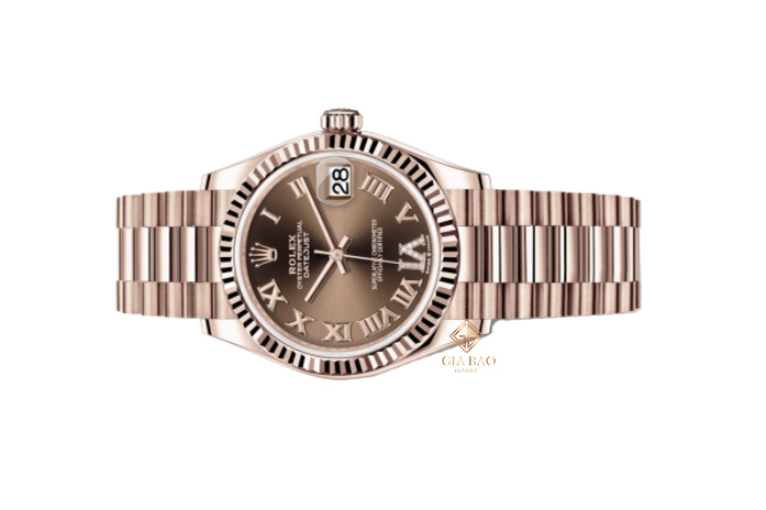 Đồng Hồ Rolex Datejust 31 278275 Mặt Số Chocolate Cọc Số La Mã