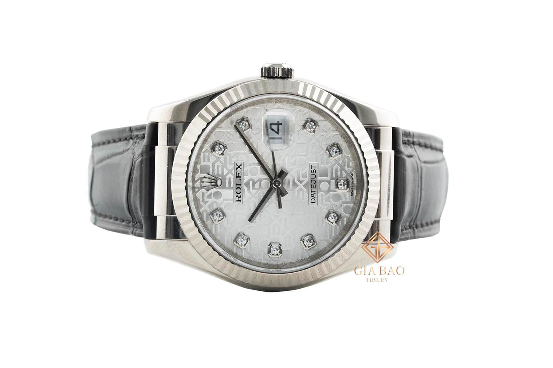 Đồng Hồ Rolex Datejust 36 116139 Mặt Số Vi Tính Bạc