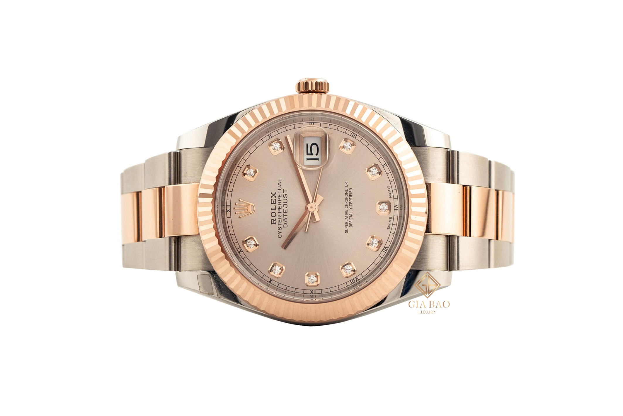 Đồng Hồ Rolex Datejust 41 126331 Mặt Số Sundust Nạm Kim Cương Dây Đeo Oyster