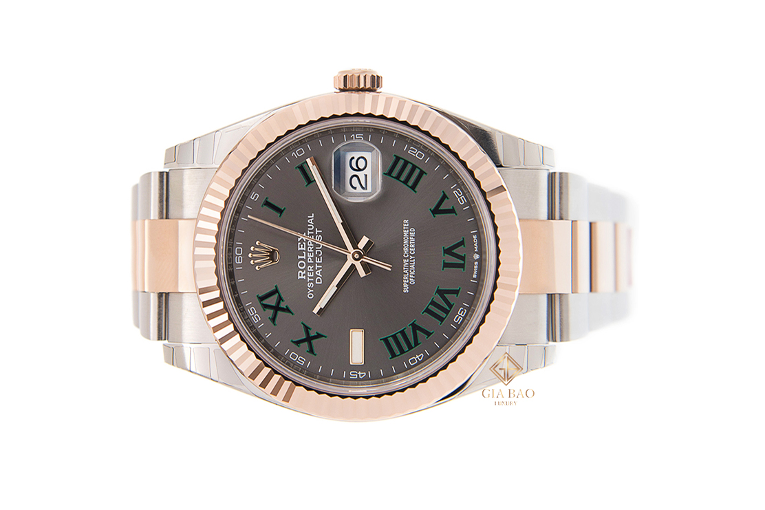 Đồng Hồ Rolex Datejust 41 126331 Mặt Số Wimbledon Dây Đeo Oyster