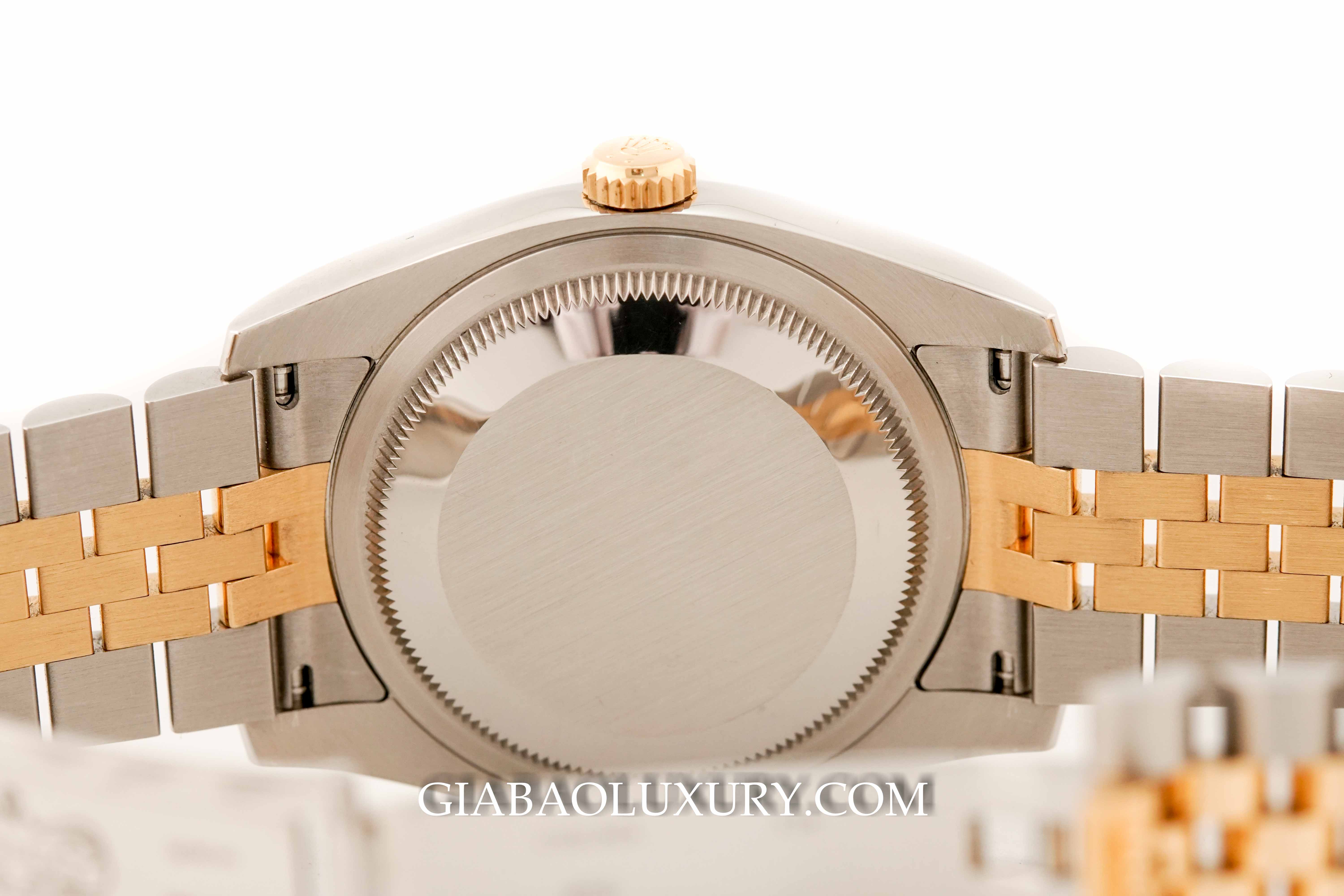 Đồng Hồ Rolex Datejust 36 116233 Mặt Số Vàng Champagne