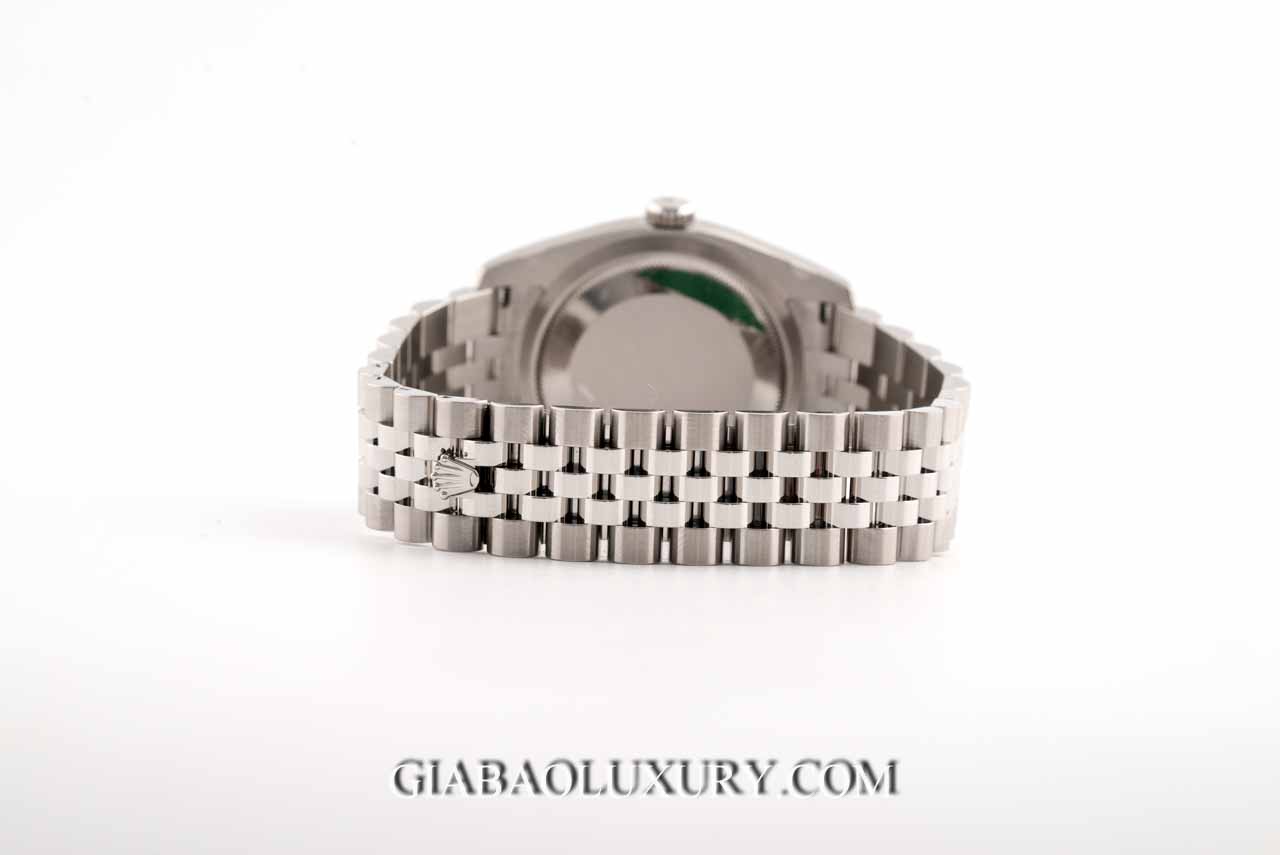 Đồng Hồ Rolex Datejust 36 116200 Mặt Số Xanh Cọc Số La Mã