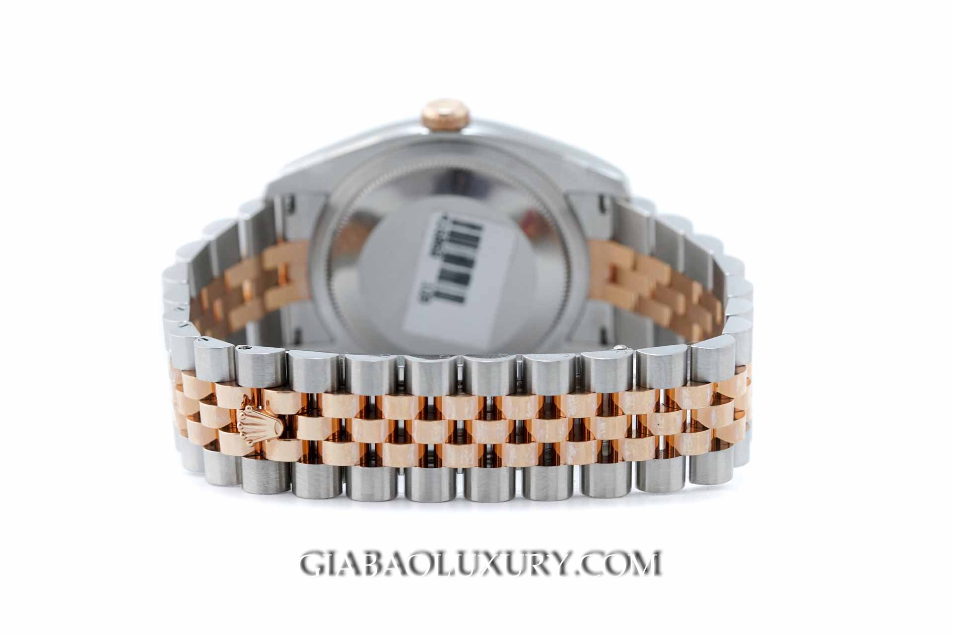 Đồng Hồ Rolex Datejust 36 116231 Mặt Số Bạc Nạm Kim Cương