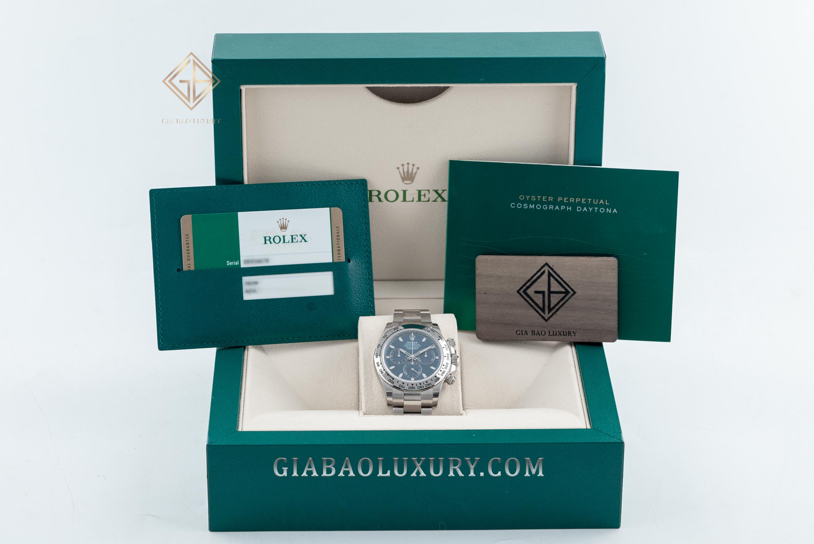 Đồng hồ Rolex Cosmograph Daytona 116509 Mặt Số Xanh