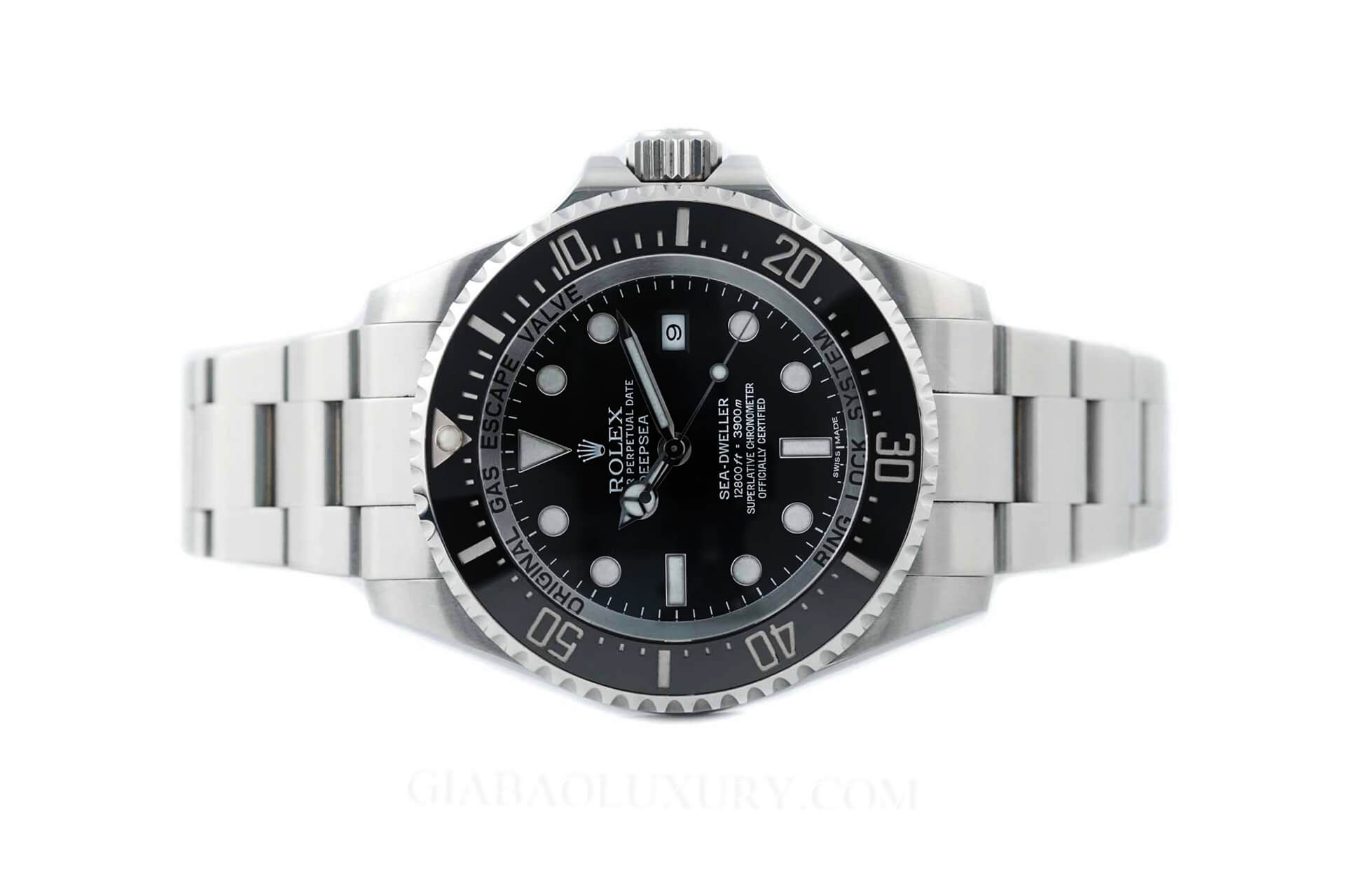 Đồng Hồ Rolex Deepsea 116660 Mặt Số Đen