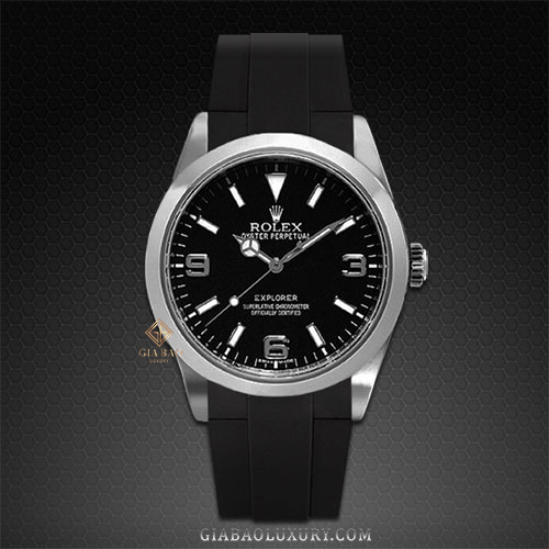 Dây Rubber B Classic Series cho Rolex Explorer I 214270