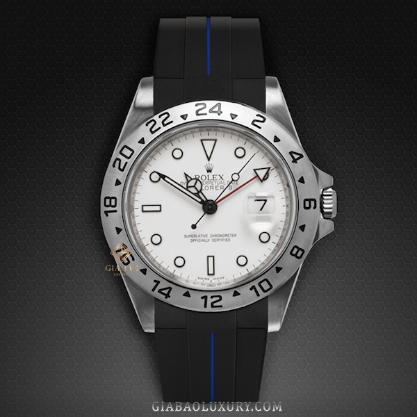 Dây Rubber B Classic Series VulChromatic® cho Rolex Explorer II 16570