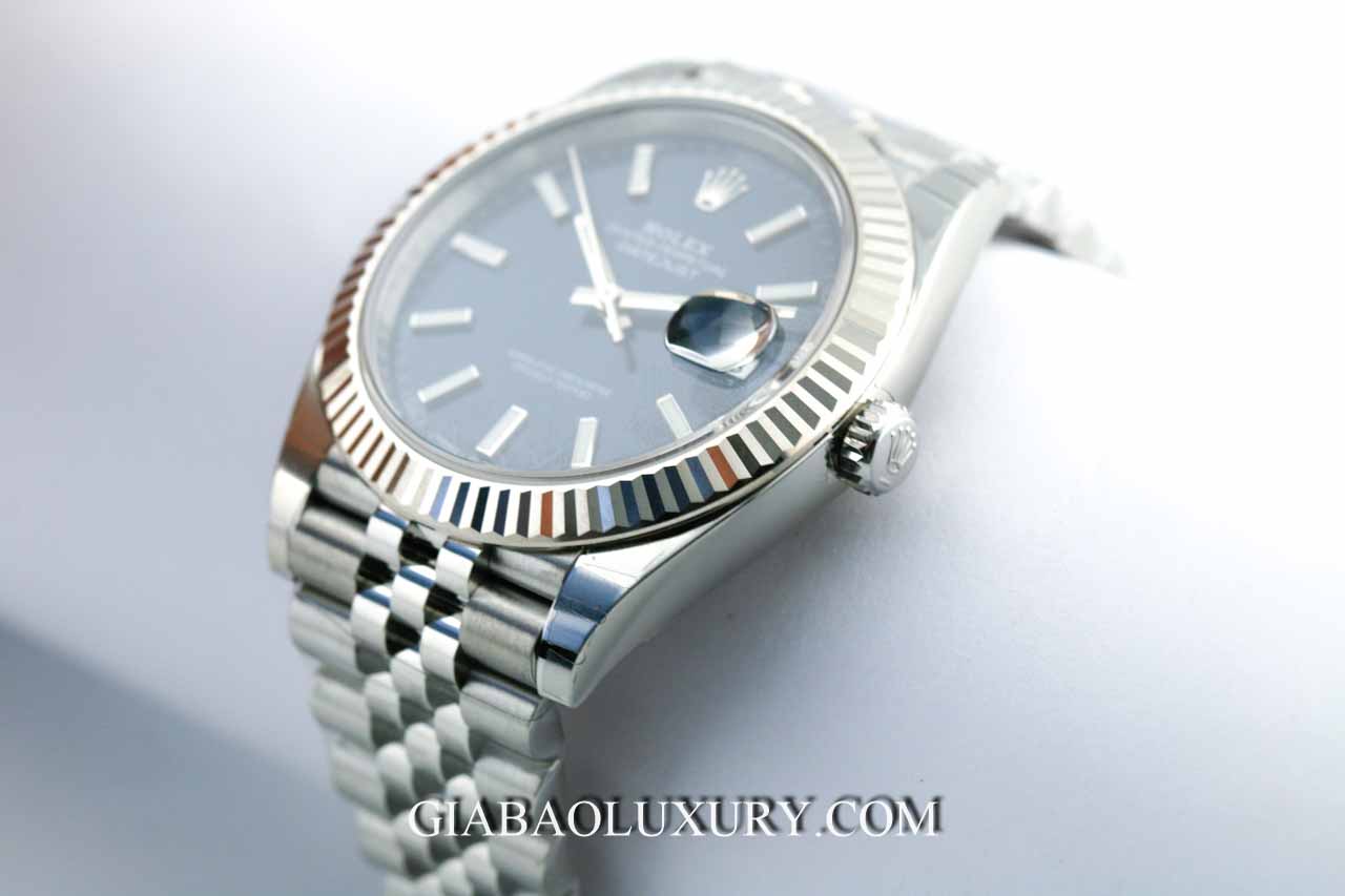 Đồng Hồ Rolex Datejust 41 126334 Mặt Số Xanh Cọc Số Dạ Quang (Used)