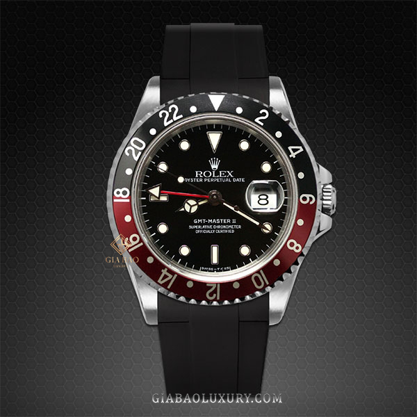 Dây Rubber B Tang Buckle Series VulChromatic® cho Rolex GMT Master II Non - Ceramic