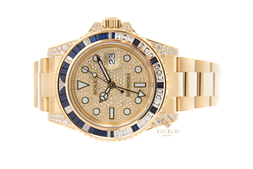 Đồng Hồ Rolex GMT-Master II 116758SA Đính Kim Cương