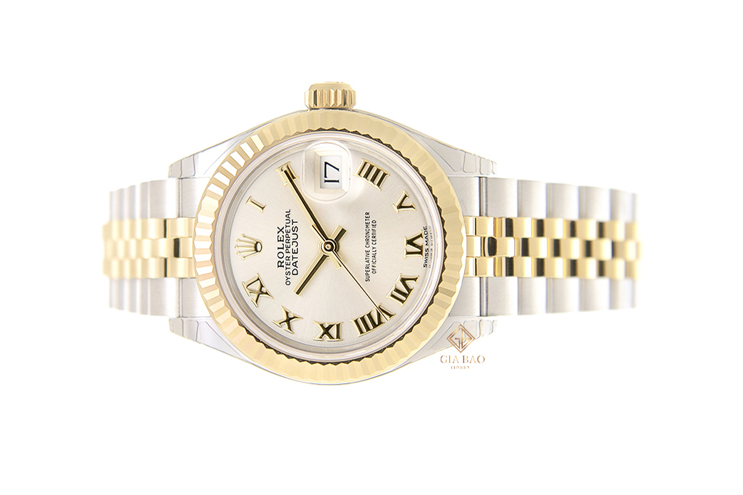 Đồng Hồ Rolex Lady-Datejust 279173 Mặt Số Bạc Cọc Số La Mã