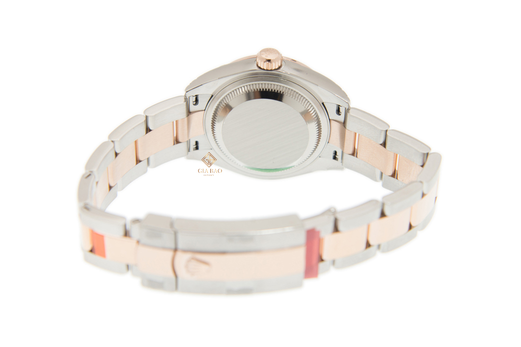 Đồng Hồ Rolex Lady-Datejust 279381RBR Mặt Sundust Cọc Số Kim Cương Sao Dây Đeo Oyster