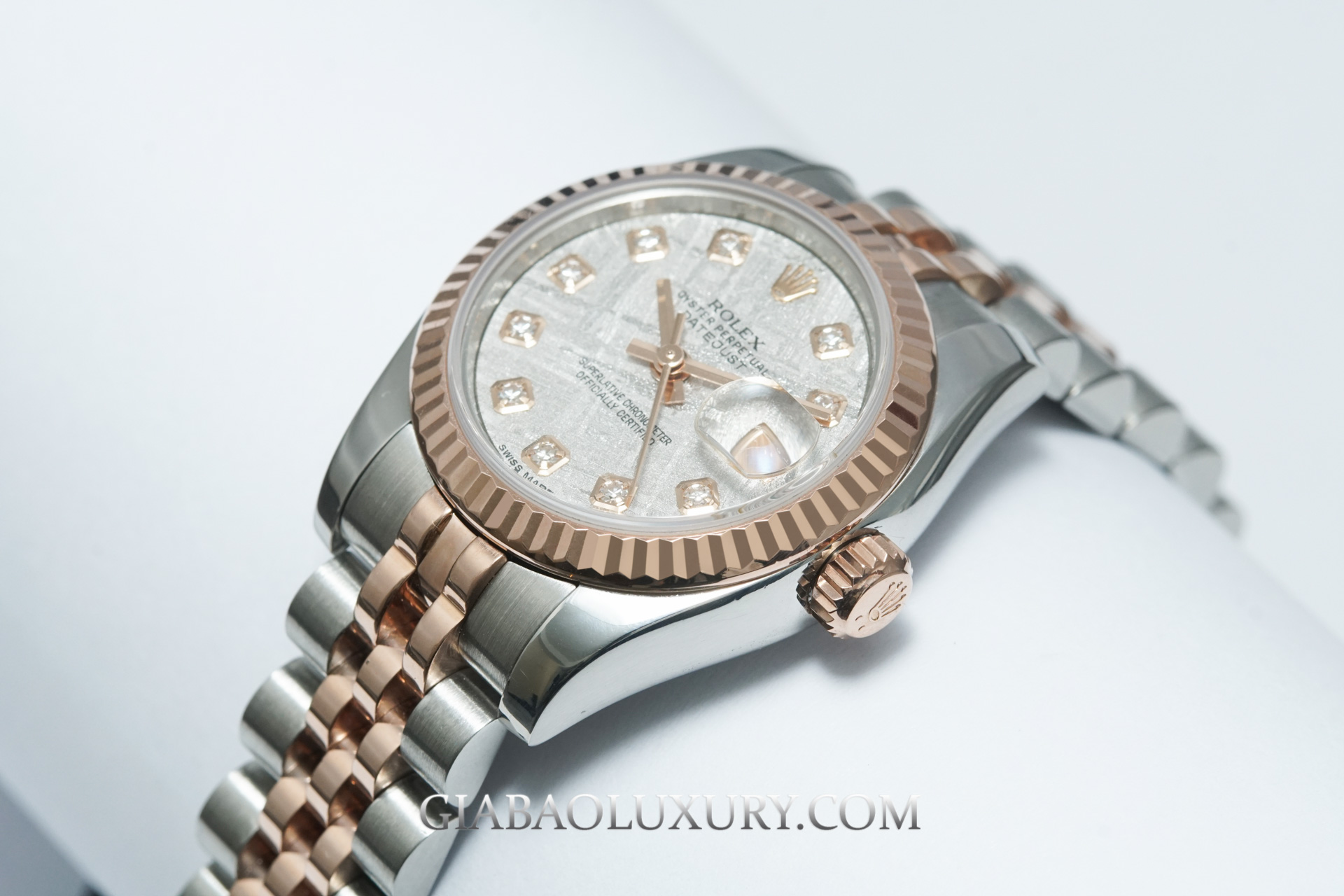Đồng Hồ Rolex Lady-Datejust 179171 Mặt Số Thiên Thạch