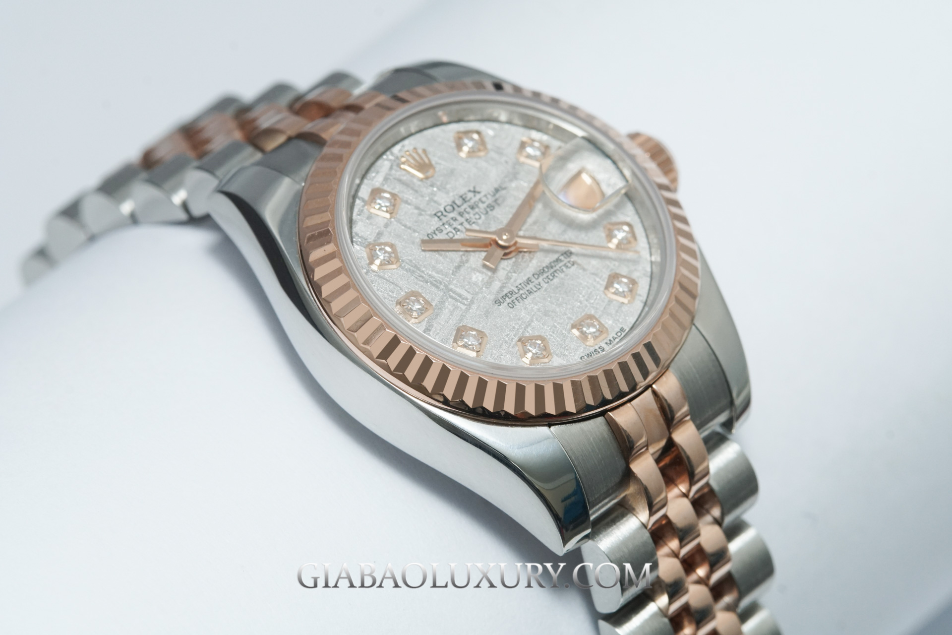 Đồng Hồ Rolex Lady-Datejust 179171 Mặt Số Thiên Thạch