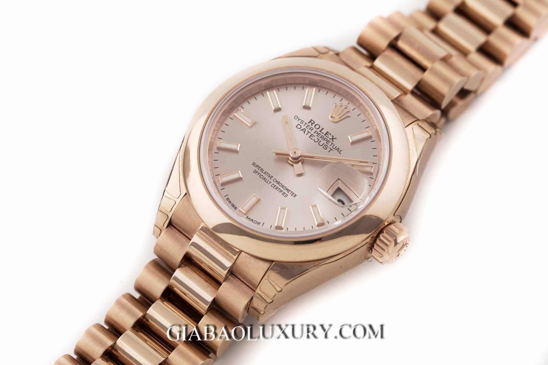 Đồng hồ Rolex Lady Datejust 279165 Mặt Số Sundust