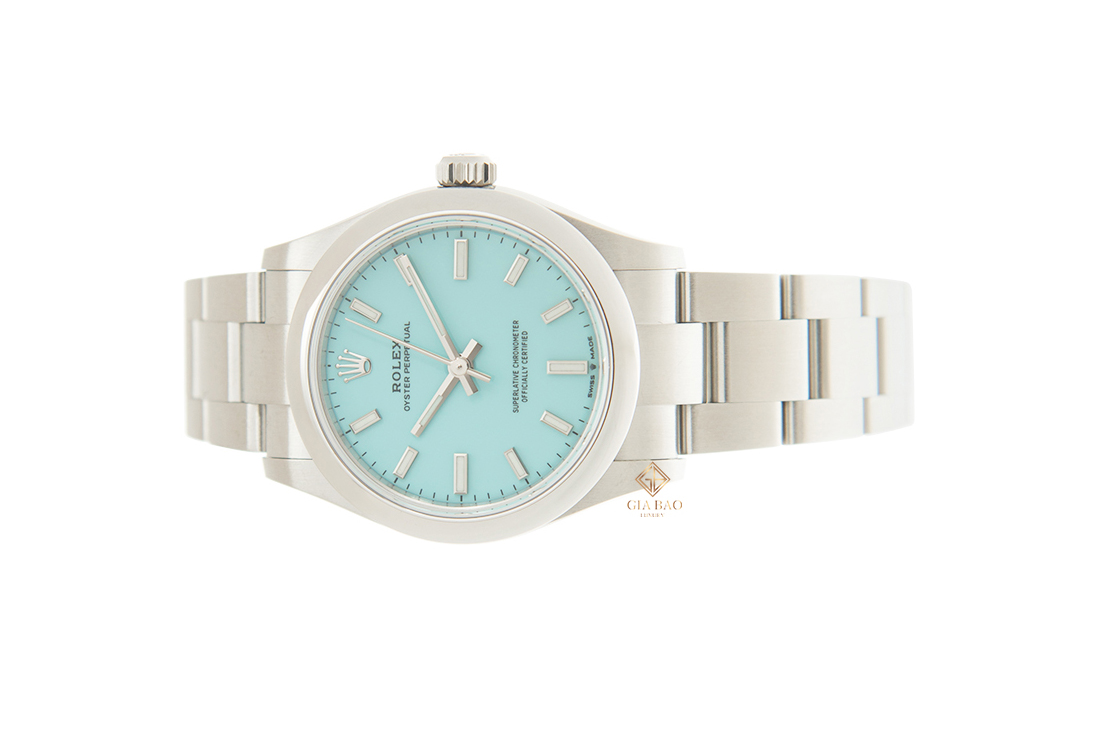 Đồng Hồ Rolex Oyster Perpetual 31 277200 Mặt Số Ice Blue Cọc Dạ Quang