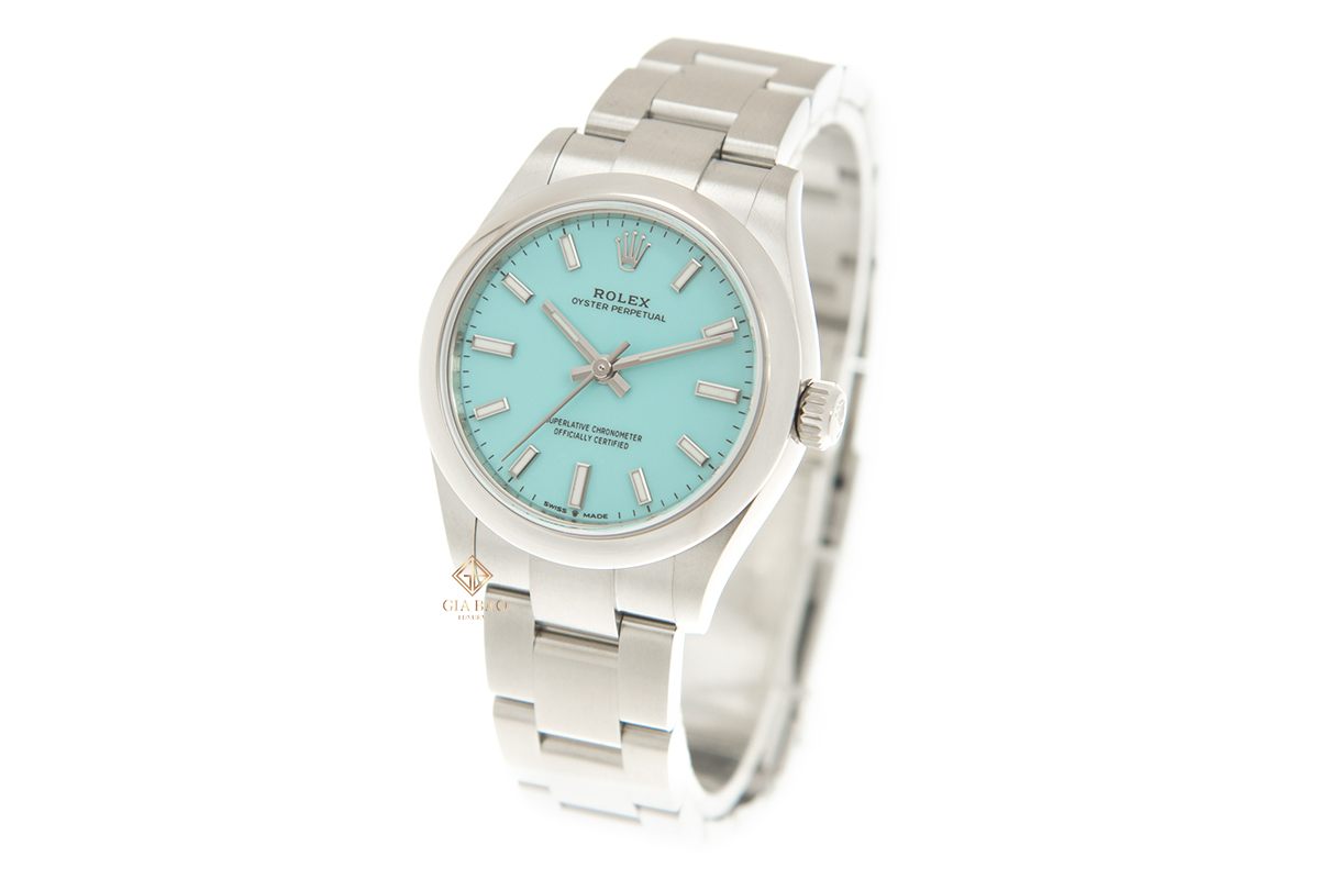 Đồng Hồ Rolex Oyster Perpetual 31 277200 Mặt Số Ice Blue Cọc Dạ Quang