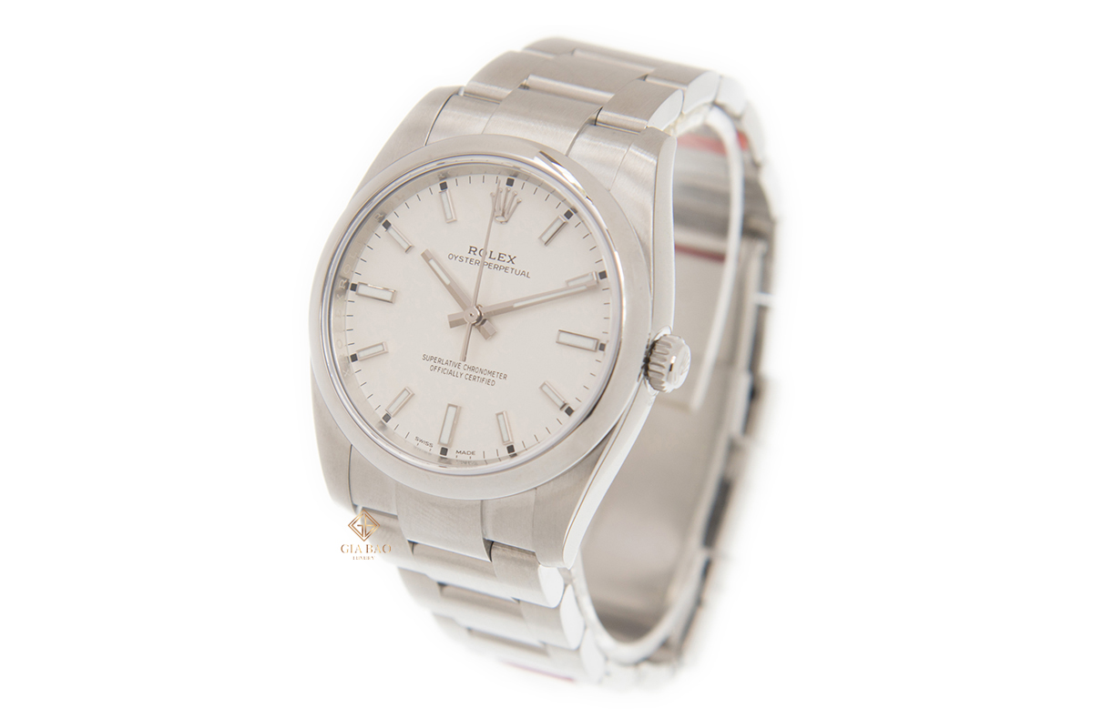 Đồng Hồ Rolex Oyster Perpetual 34 114200 Mặt Số Trắng