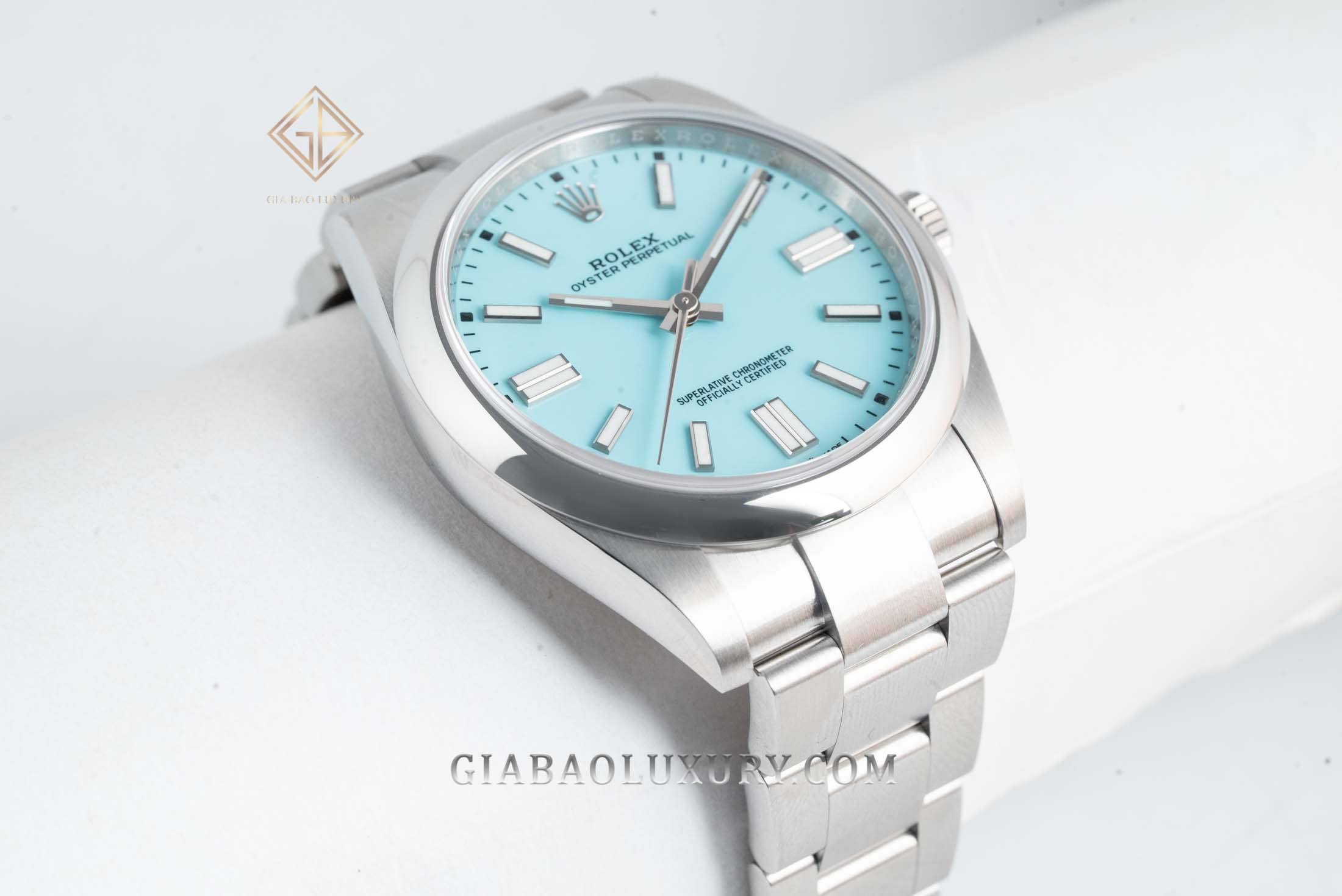 Đồng Hồ Rolex Oyster Perpetual 41 124300 Mặt Số Ice Blue
