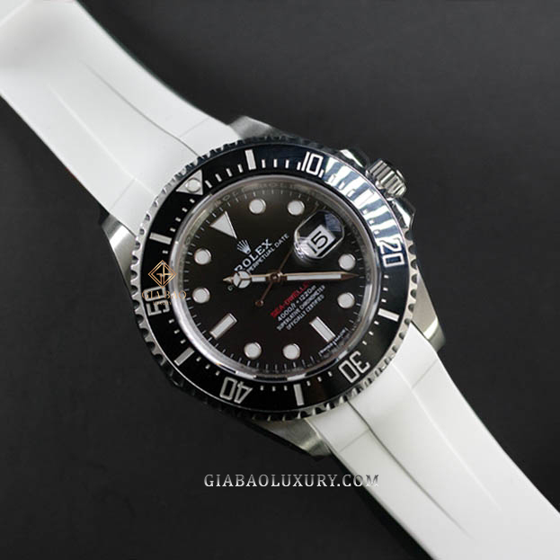Dây Rubber B Tang Buckle Series cho Rolex Sea-Dweller 126600