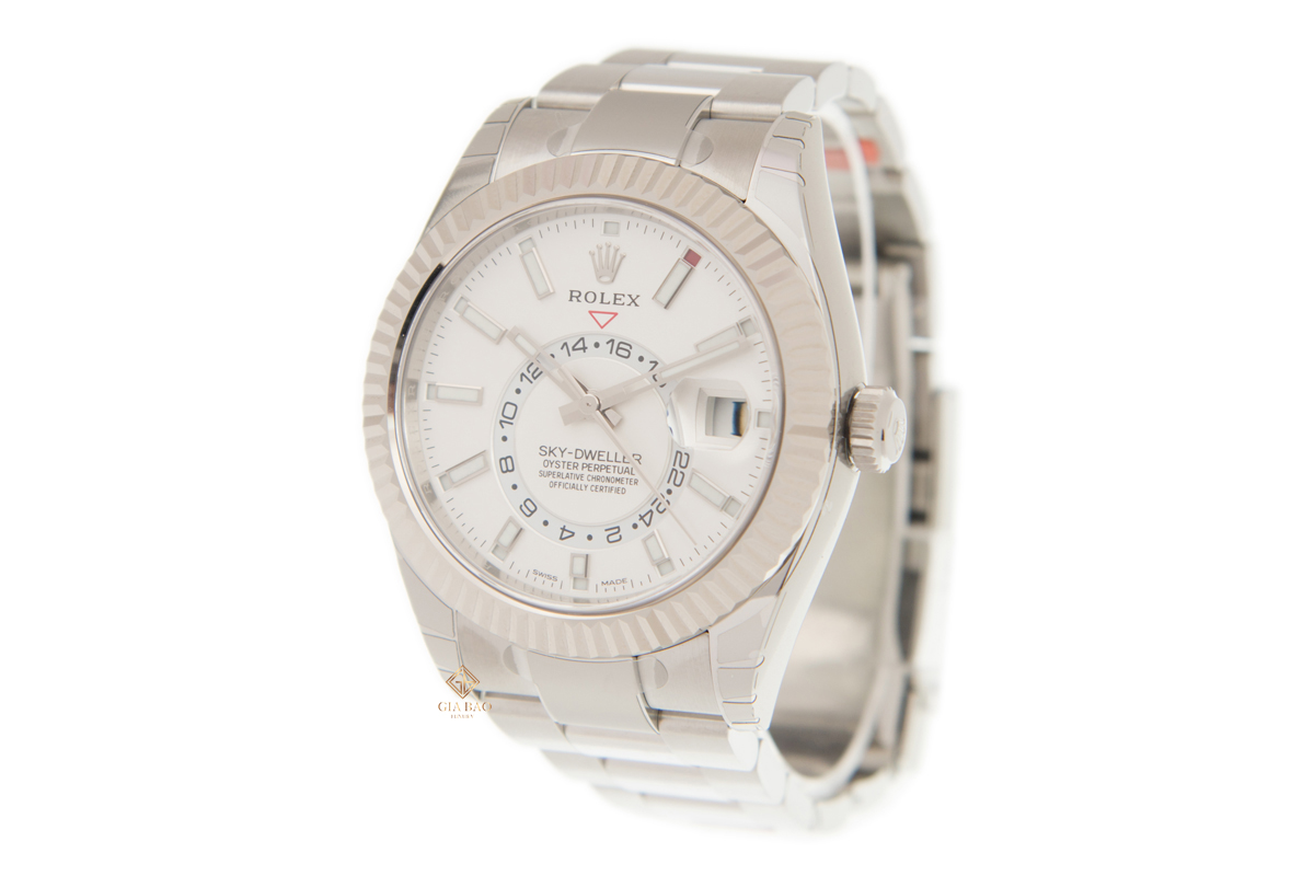 Đồng hồ Rolex Sky Dweller 326934 Mặt Số Trắng