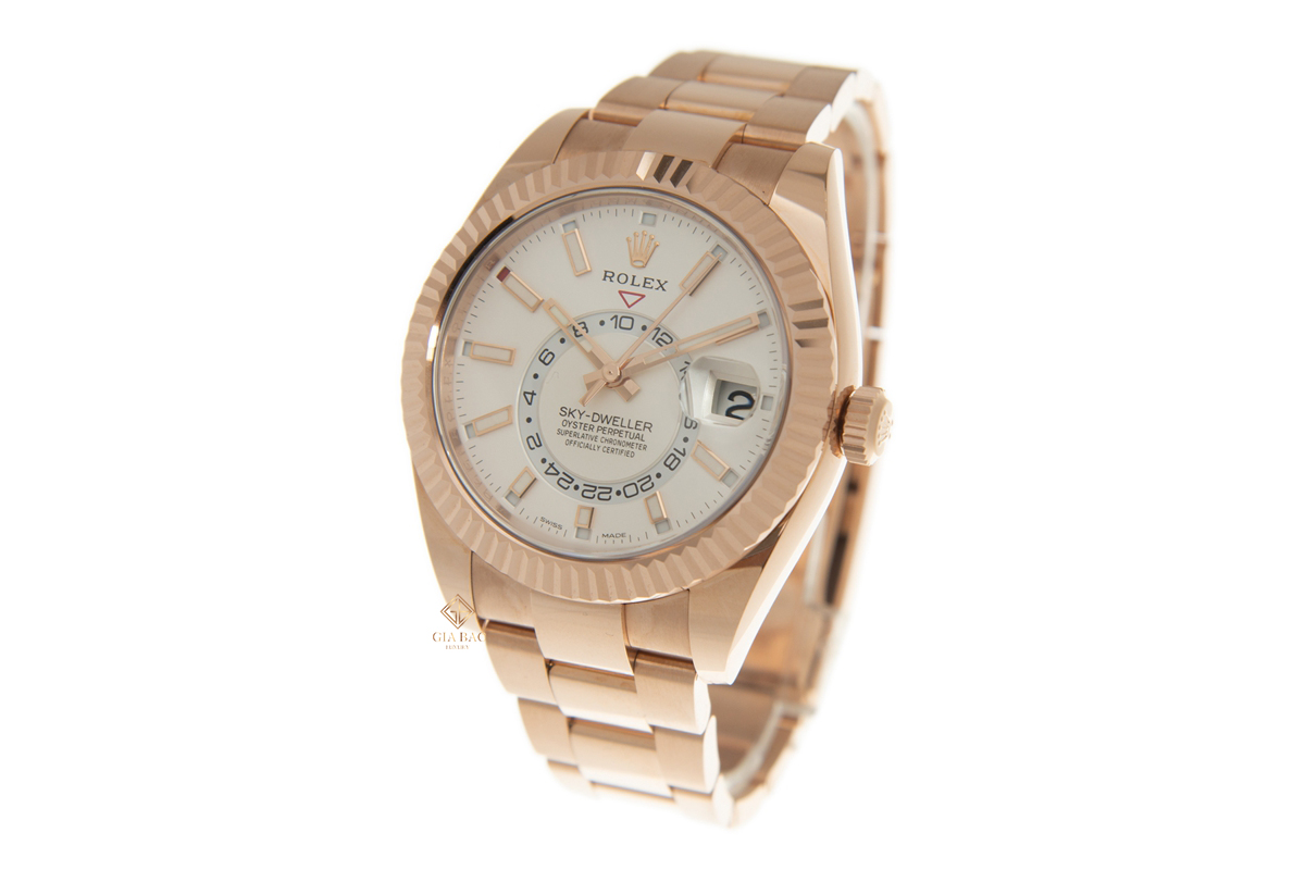 Đồng Hồ Rolex Sky Dweller 326935 Mặt Số Trắng