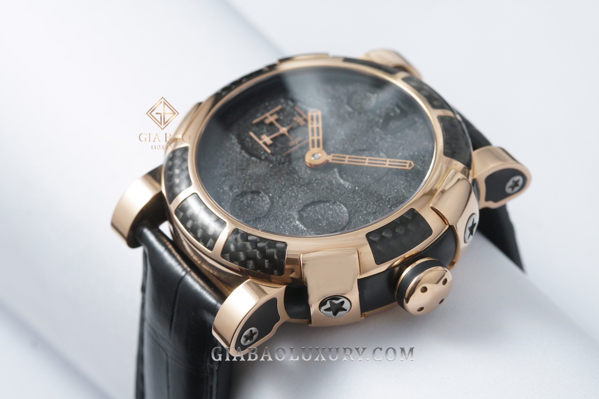 Đồng Hồ Romain Jerome Moondust Gold Mood Black Dial  MB.F2.22BB.00