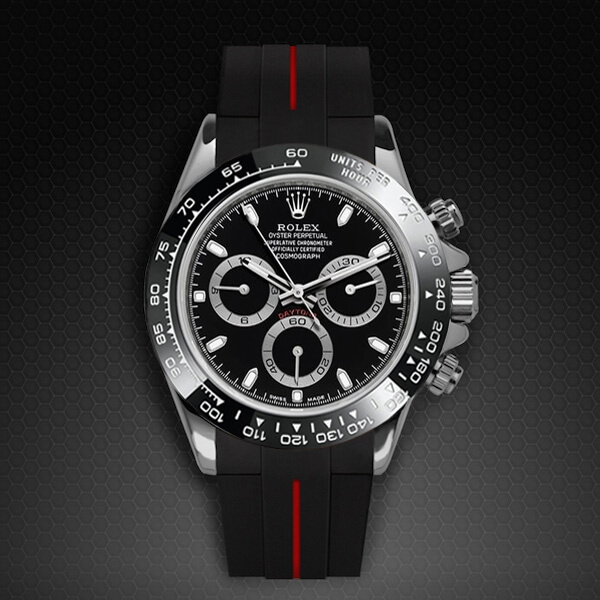 Dây Rubber B Classic Series VulChromatic® cho Rolex Daytona phiên bản dây kim loại Oyster