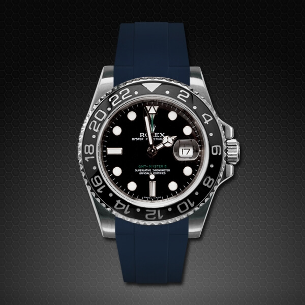 Dây Rubber B Classic Series cho Rolex GMT Master II Ceramic