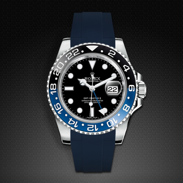 Dây Rubber B Classic Series cho Rolex GMT Master II Ceramic