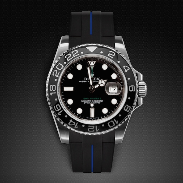 Dây Rubber B Classic Series VulChromatic® cho Rolex GMT Master II Ceramic