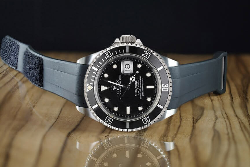 Dây Rubber B Velcro® Series cho Rolex Submariner Ceramic