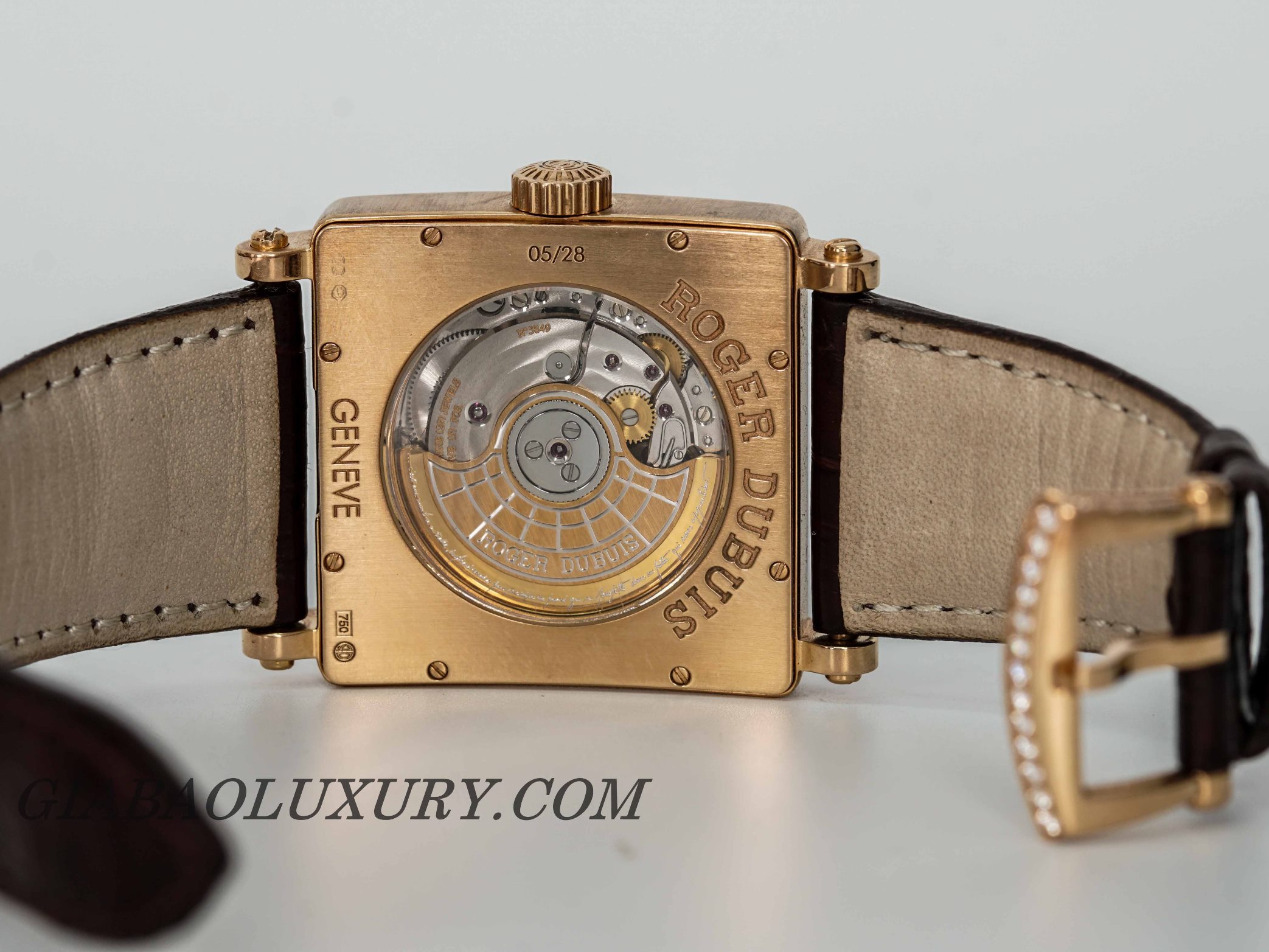 Đồng Hồ Roger Dubuis Golden Square Nature Diamond