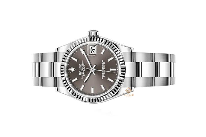 Đồng Hồ Rolex Datejust 278274 Mặt Số Xám Cọc Số Dạ Quang Dây Đeo Oyster